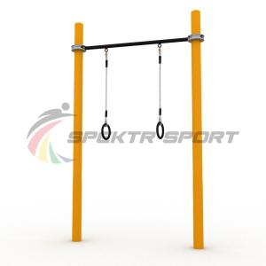 Купить Турник классический для занятий Воркаут с кольцами SP WRK-07 + Rings_76mm в Железноводске 